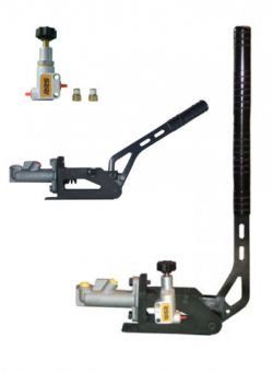 Hydrauliczny hamulec ręczny RRS Aluminiowy Poziomy / Pionowy +POMPA +KOREKTOR