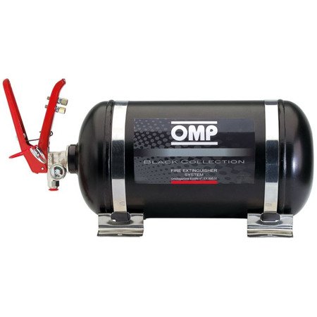 System gaśniczy OMP Black Collection - stalowy, mechaniczny 4.25L