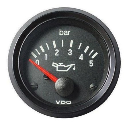 Wskaźnik ciśnienia oleju VDO VISION 0-5 bar